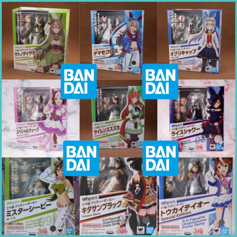 Bandai SHF Umamusume Oguri Cap Kitasan Black Silence Suzuka Figure