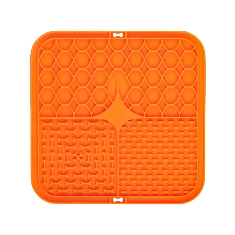 Silicone Pet Lick Mat - Slow Feeder & Bath Distraction for Dogs