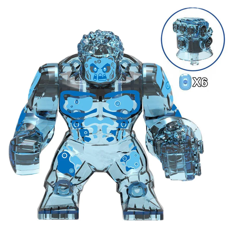 Blind Box Mini Building Blocks Superhero Figures Gift Set