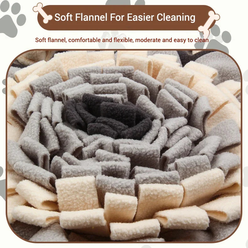 Interactive Dog Snuffle Mat - Anxiety Relief & Fun Squeaky Toy