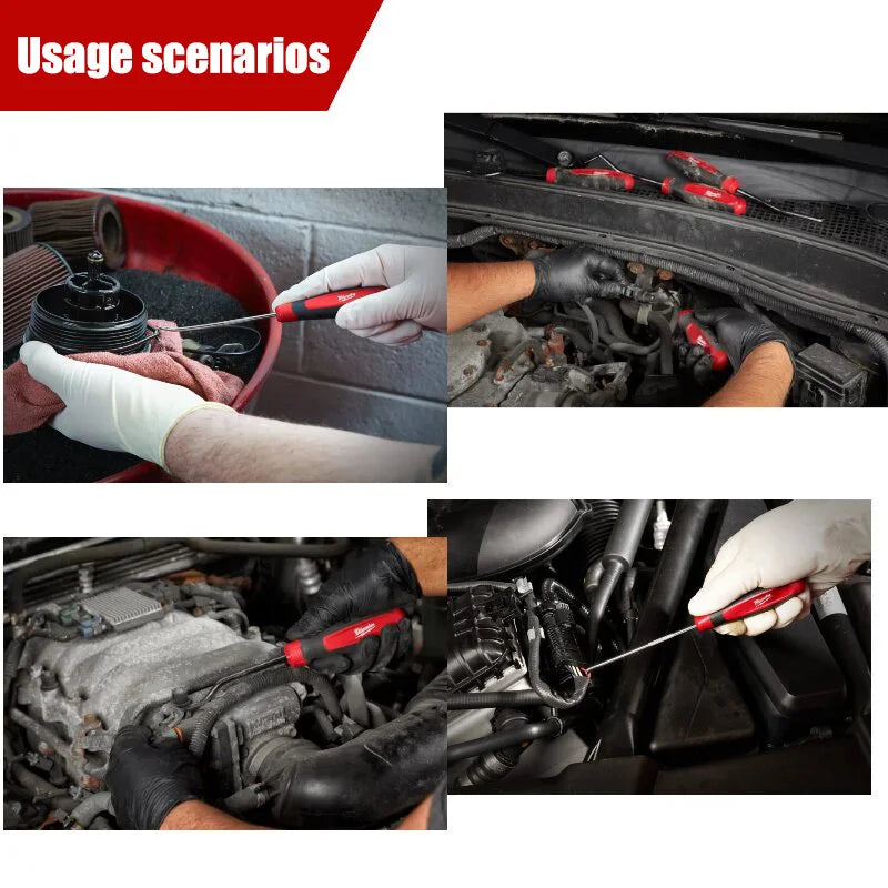 Milwaukee 4-Piece Hook & Pick Set - Durable Alloy Steel Tools