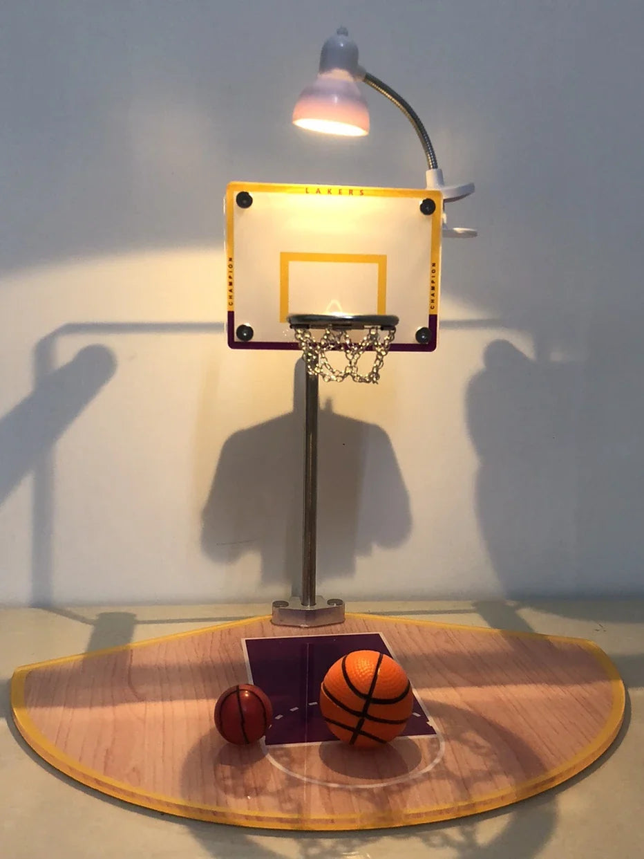 Mini Basketball Rack Nightlight Gift for Sports Enthusiasts