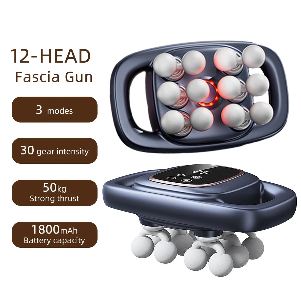 Advanced Vibration Therapy Massager with 42 Heads for Full-Body Relief