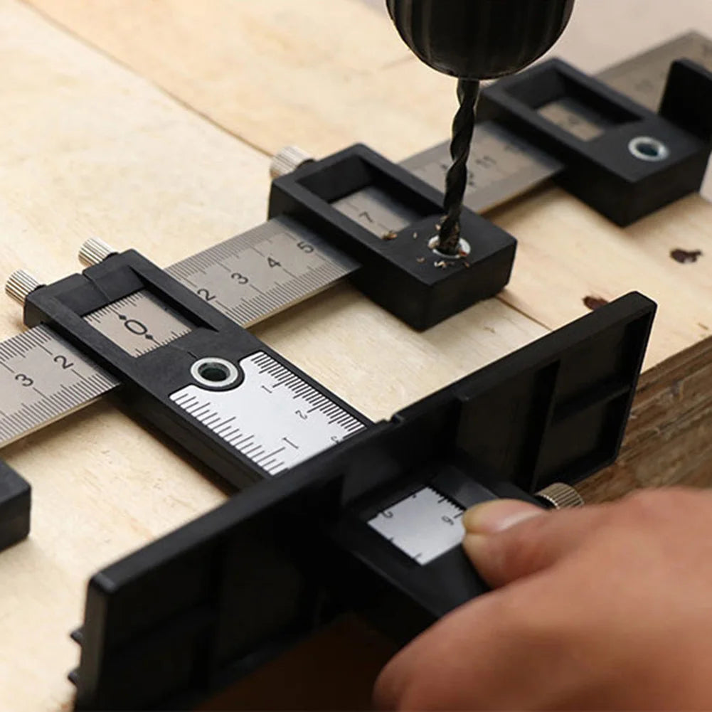 Precision Hole Punch Locator Jig for Woodworking - Easy Alignment Tool