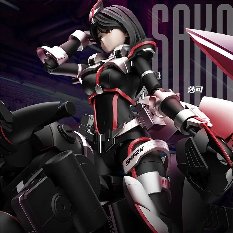 Cyber Shark Goddess Mecha Model – Unique Assembly Figure