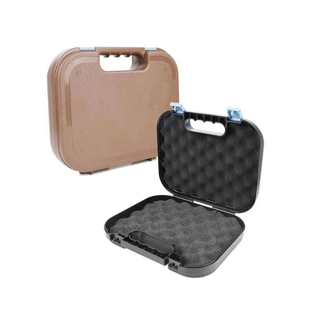 Secure Tactical Pistol Case - Hard Shell with Foam Lining