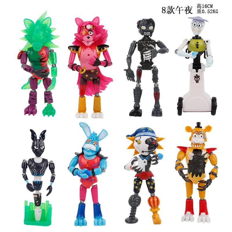 8-Piece Five Nights at Freddy's Collectible Figure Set
