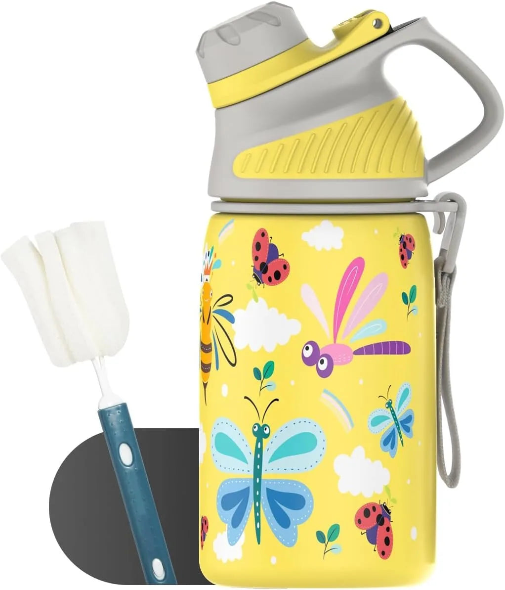 FEIJIAN Kids Leak-Proof Thermos Mug - Durable & Eco-Friendly Fun