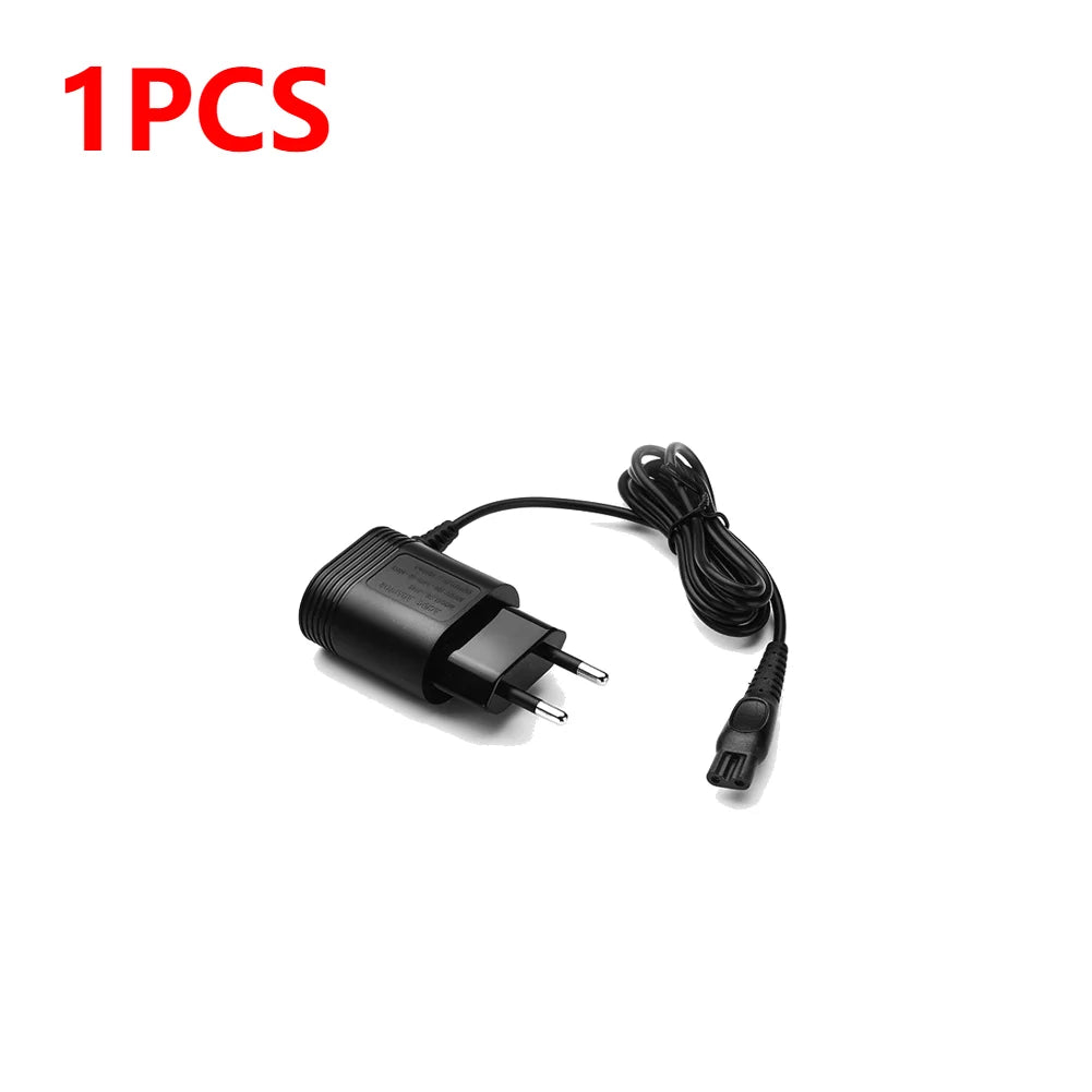 Philips-Compatible Electric Shaver Adapter Charger - EU Plug