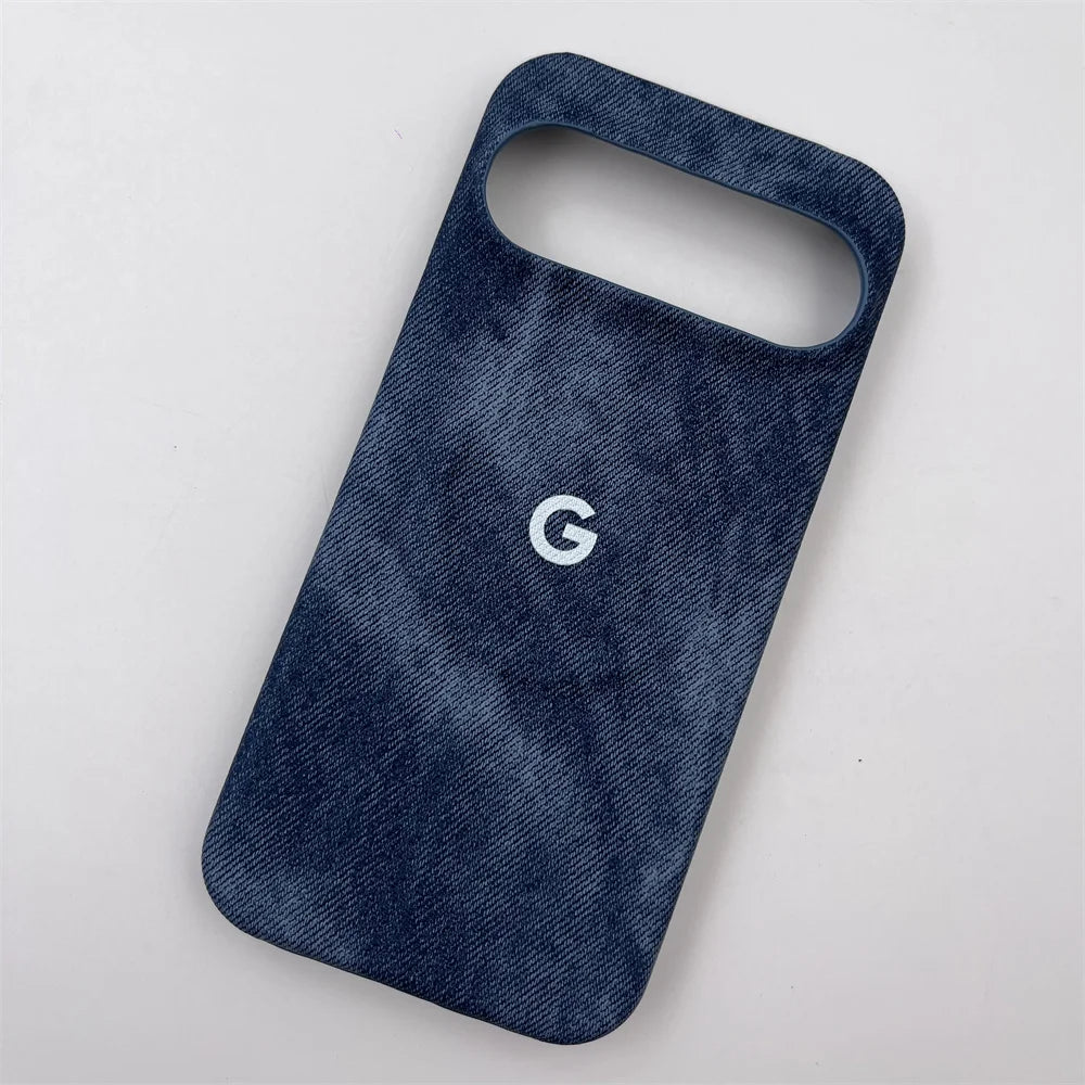 Chic Denim Magnetic Wireless Charging Case for Google Pixel Models