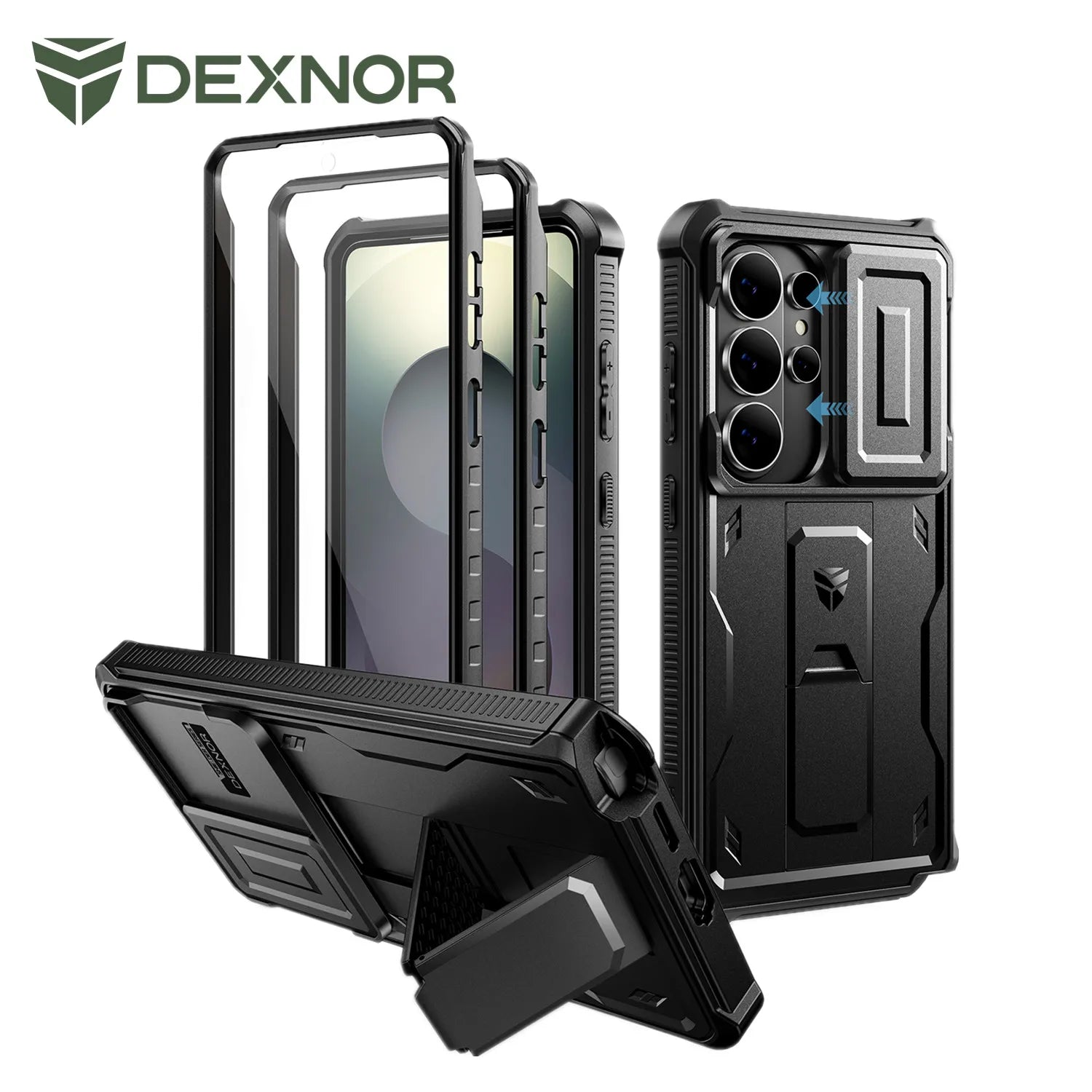 Dexnor Shockproof Case for Samsung Galaxy S26/S26 Ultra - Full Body Protection