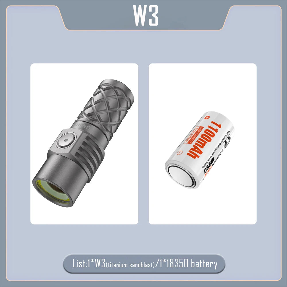 LUMINTOP W3 Rechargeable LED Flashlight - 700M Waterproof Tent Torch