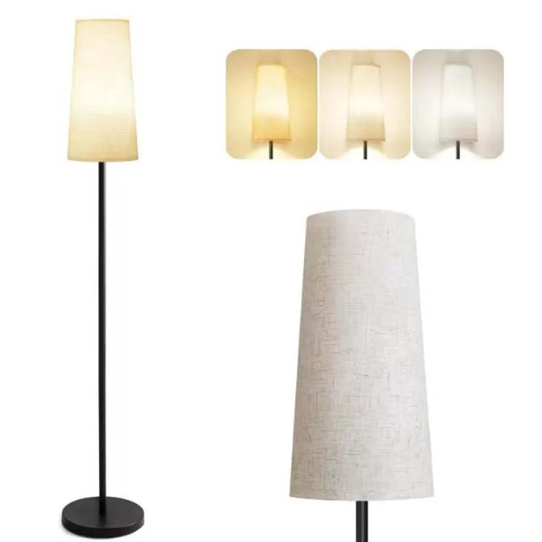 Modern Golden LED Floor Lamp - Luxurious Corner Lighting