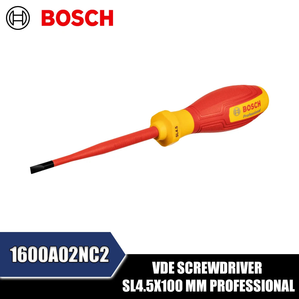 Bosch Professional VDE Flathead Screwdriver for Safe and Accurate Use