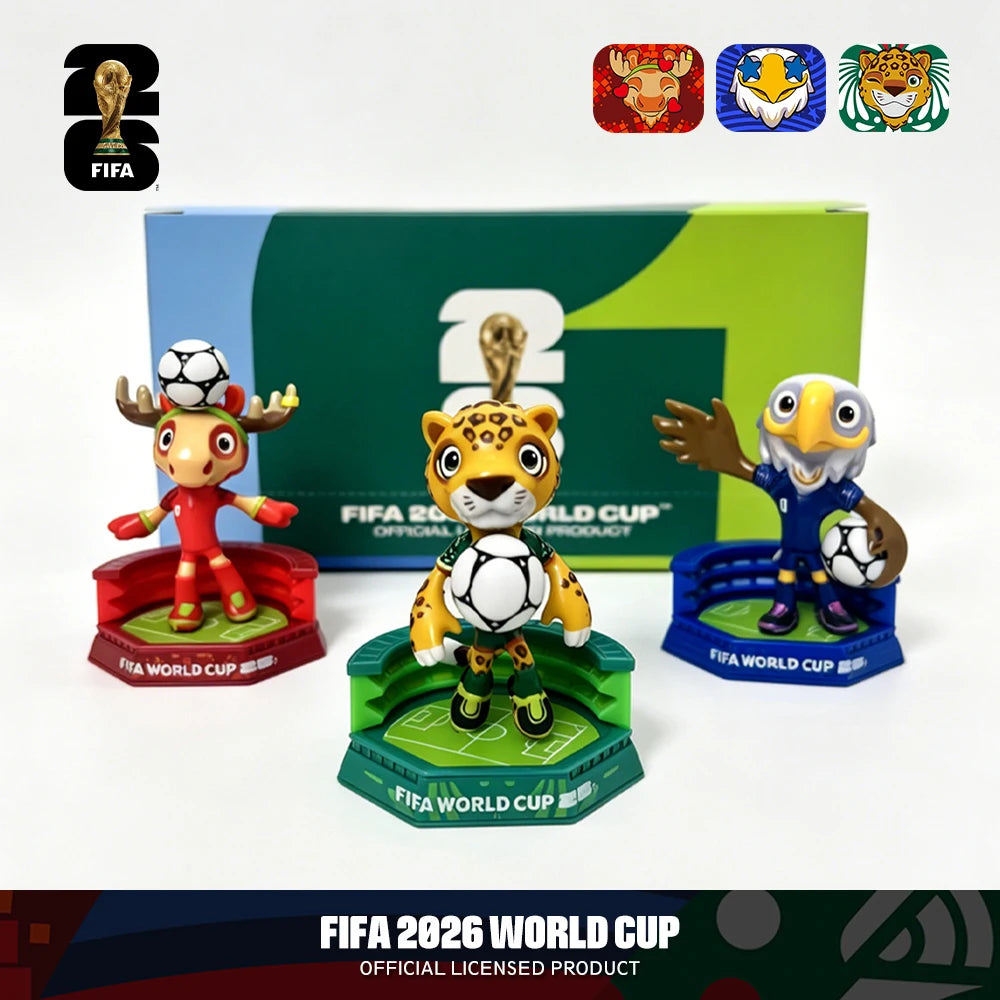 FIFA 2026 World Cup Mascot Collectible Set - Maple, Zayu, Clutch