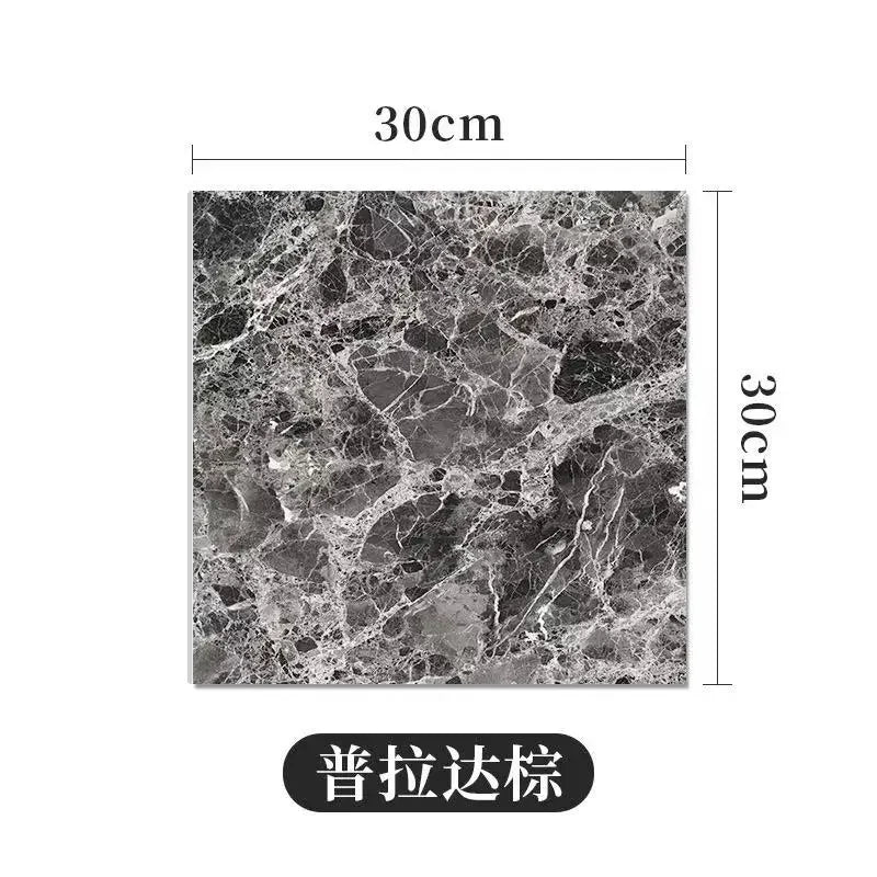 Waterproof Thickened Self-Adhesive Marble Tile Floor Stickers - 10/30/50PCS