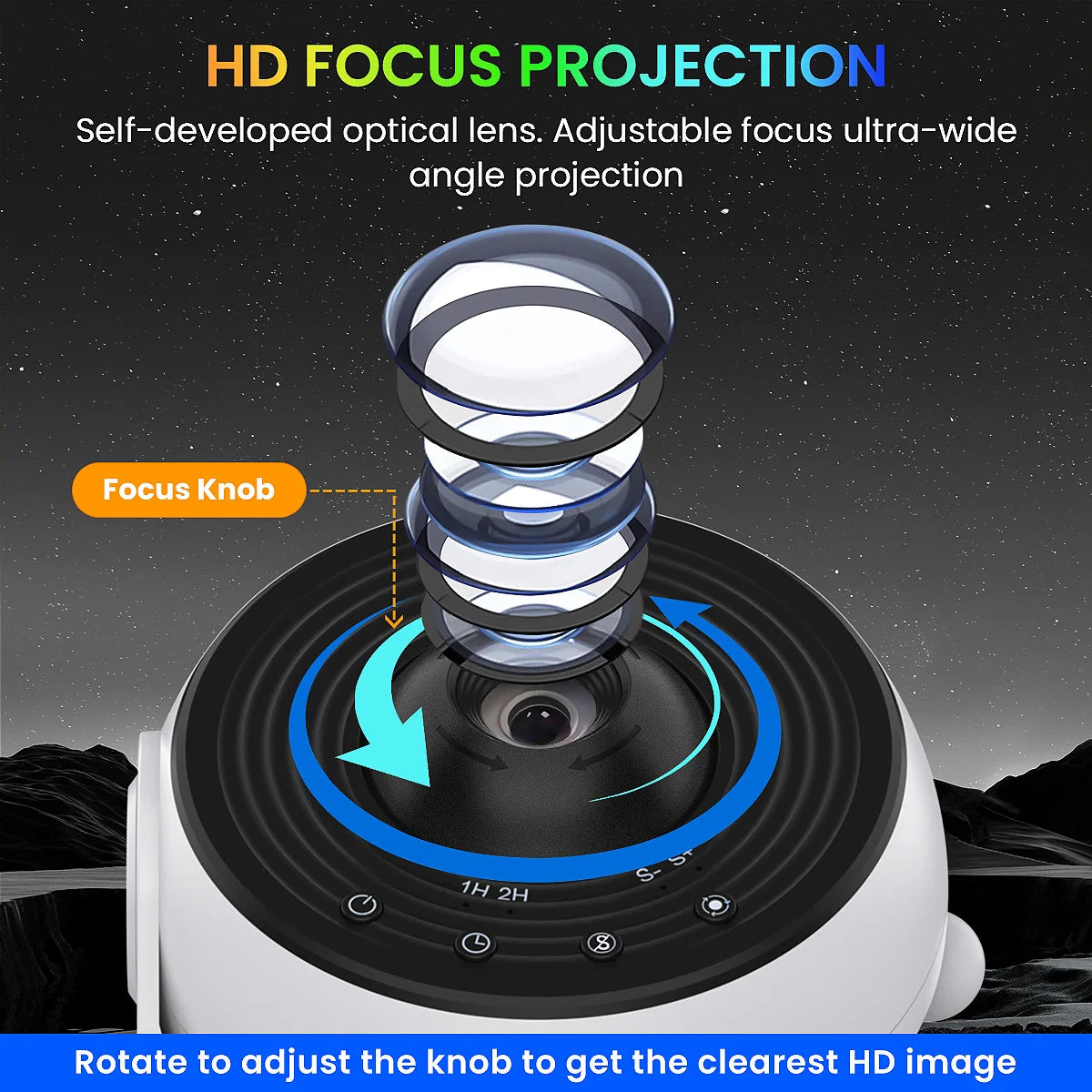 Starry Sky 4K Planetarium Projector | 13 Themes Night Light