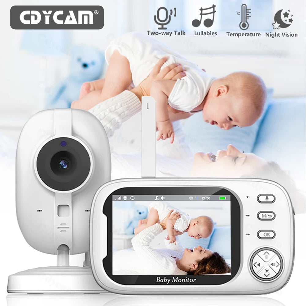 3.5-Inch Cdycam Baby Monitor with Camera & Two-Way Audio
