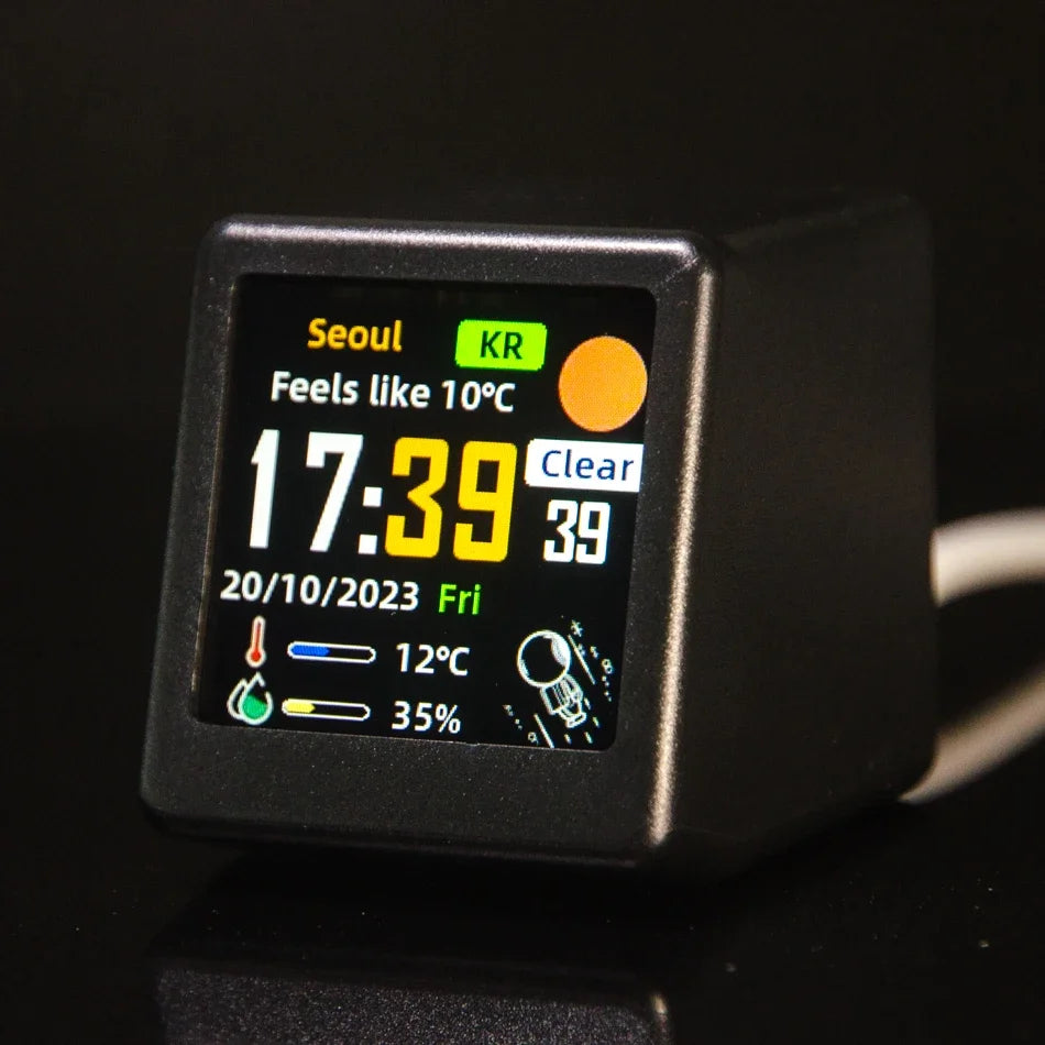 GeekMagic Smart WiFi Weather Forecast & Digital Photo Clock