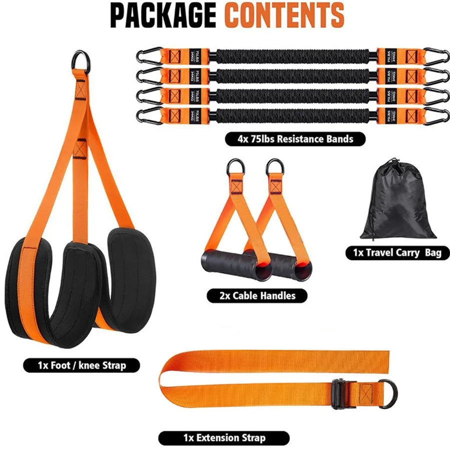 Pull Up Assistance Bands Set for Strength Training & Stretching