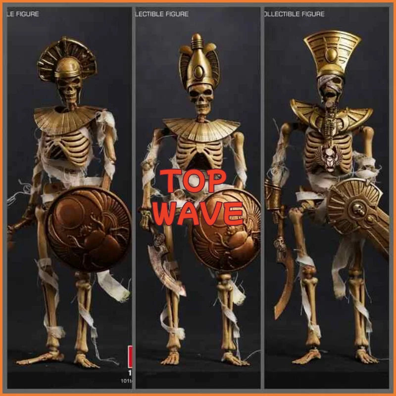 Collectible 1/12 Scale Skull Skeleton Action Figure - Perfect for Hobbyists