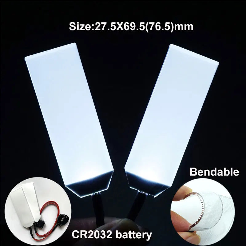 Flexible LED Light Eyes for Helmet Cosplay - Customizable DIY Accessory