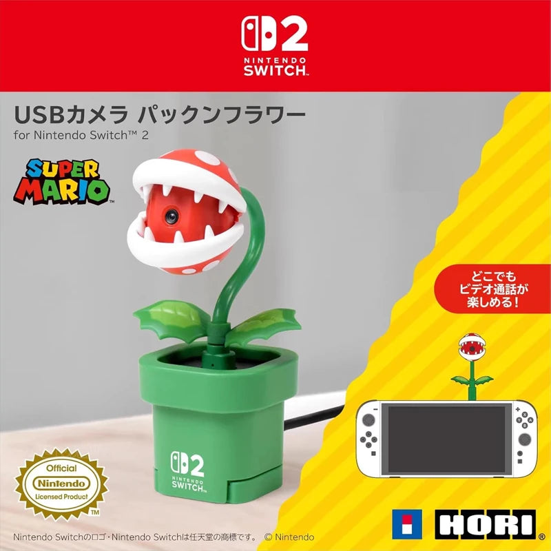 Nintendo NS2 Piranha USB Camera - Dual Webcam for Streaming & Gaming