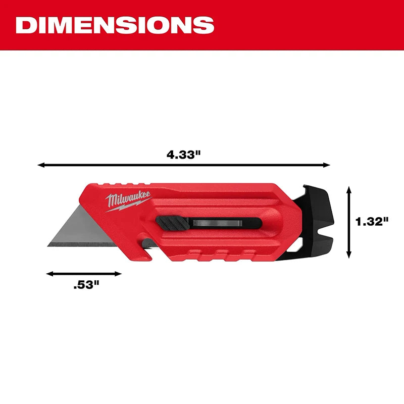 Milwaukee Multi-Function Compact Utility Knife - Versatile & Durable