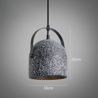 Stylish Nordic Cement Pendant Light Chandelier with E27 Base