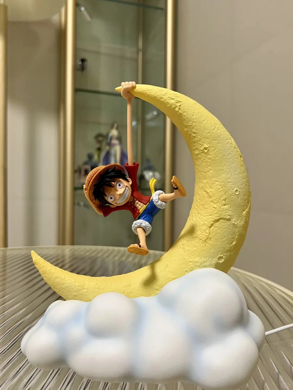 Charming Anime Character Night Light - Magnetic Control Moon Lamp