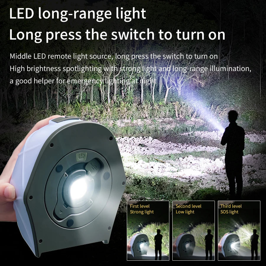 GGBEE Rechargeable LED Camping Light - 10M Colorful String Lantern