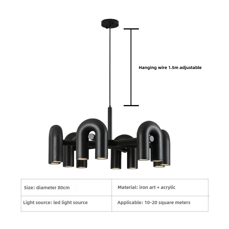 Modern U-Shaped Pendant Light – Stylish Fixture for Any Room