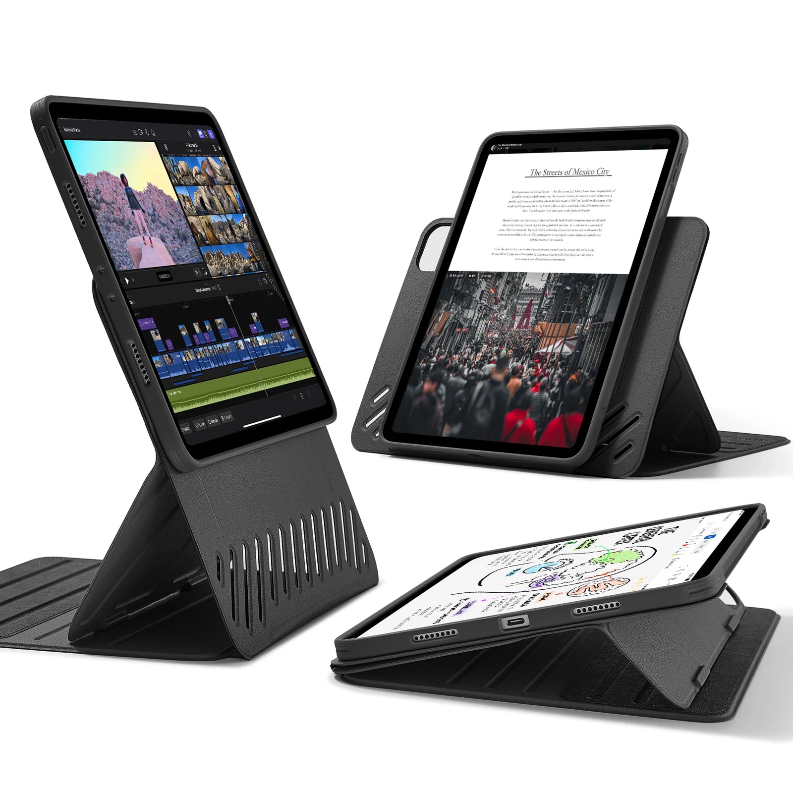 ESR Magnetic iPad Pro Case - Adjustable Stand & Total Protection