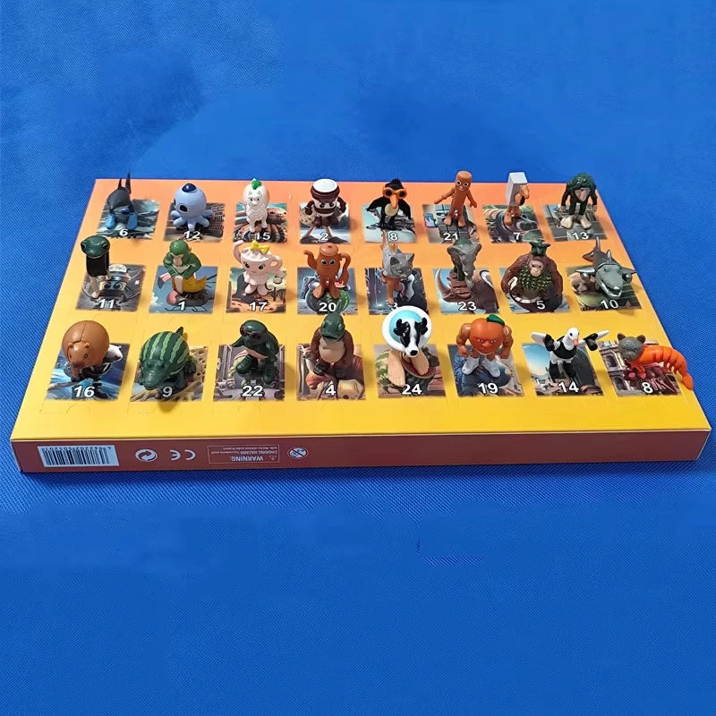 24pcs Italian Brainrot Action Figures Gift Set - Vibrant Character Collection