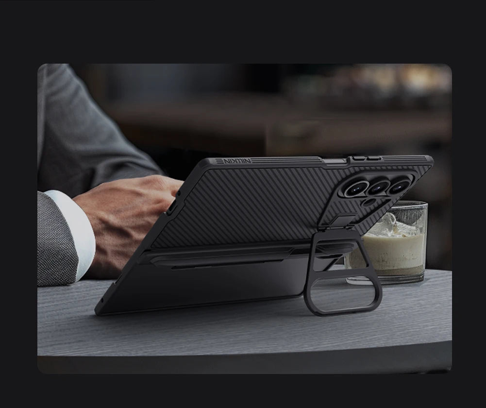 Nillkin Flip Cover Case for Samsung Galaxy Z Fold 7 with S Pen Holder