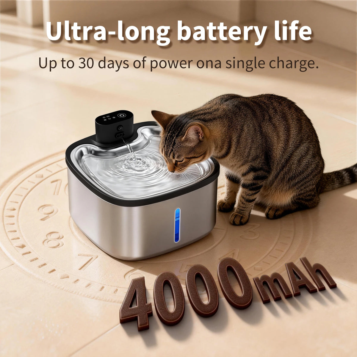 LABEKA Smart Cat Water Fountain - 3.5L Automatic Filter Purifier