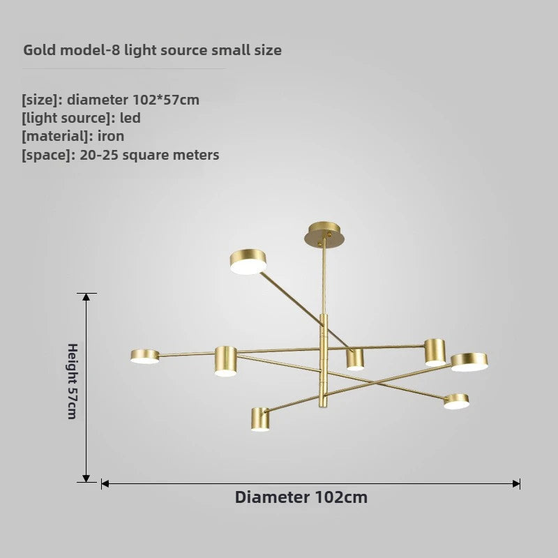 Stylish Modern Minimalist Pendant Lamp for Living Room & Hotels