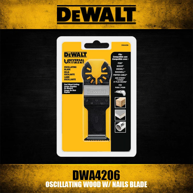 DEWALT Oscillating Wood/Nails Blade - Precision Cutting and Durability