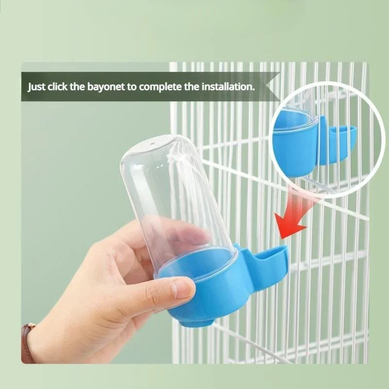 Automatic Hanging Bird Feeder & Water Dispenser - Easy Access