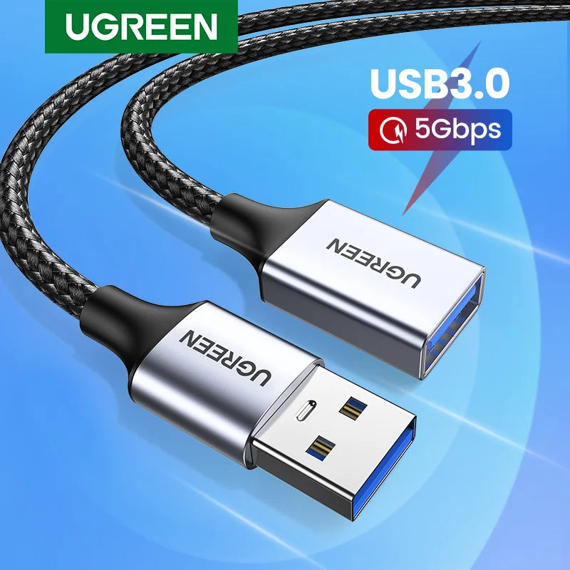 UGREEN USB 3.0 Extension Cable - High-Speed, Durable & Versatile