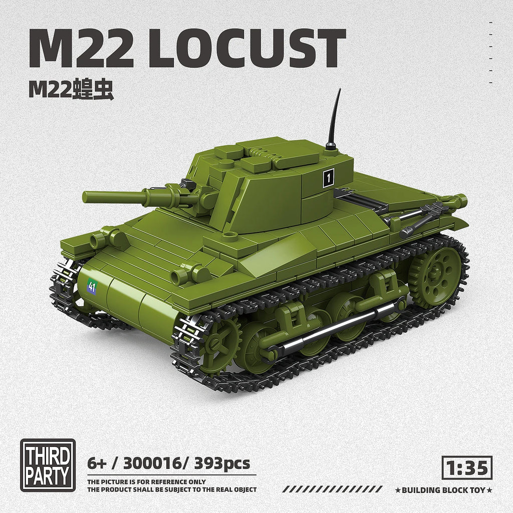 M22 Locust Tank Building Blocks Set – Fun for Kids & Collectors