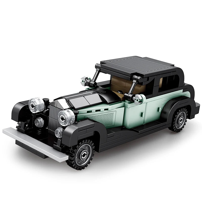 2024 Classic Vintage Racing Car Building Blocks - Super Sport Toy