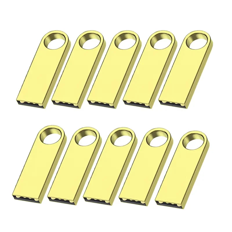 Customized USB Flash Drive – 10PCS, 64GB/32GB/16GB, High Speed
