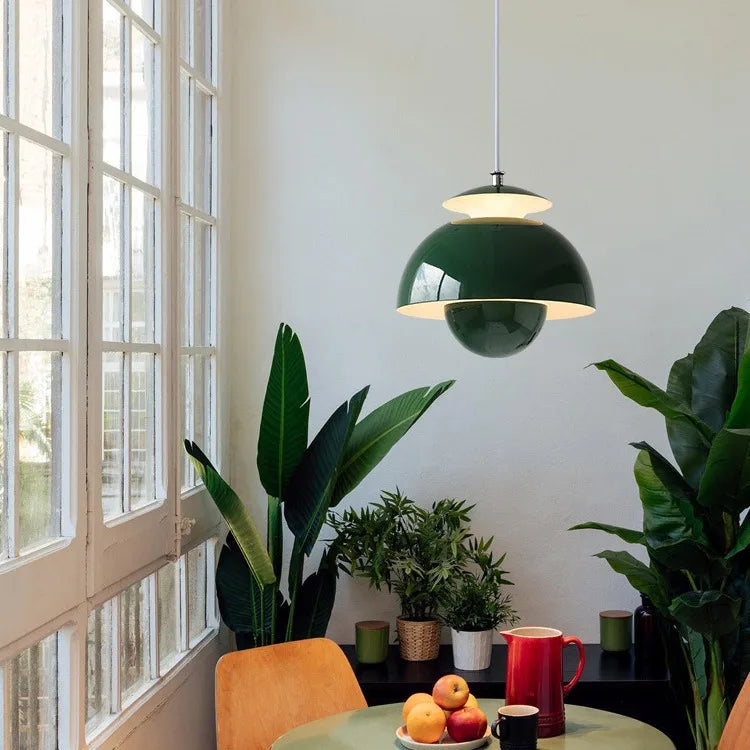 Adjustable Danish Bud Pendant Light - Modern Nordic Style Chandelier
