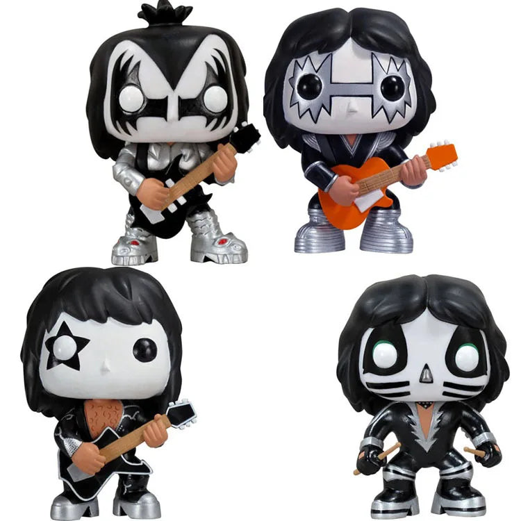 Rocks Kiss Demon Catman Spaceman Vinyl Doll - Funko Collectible Figure