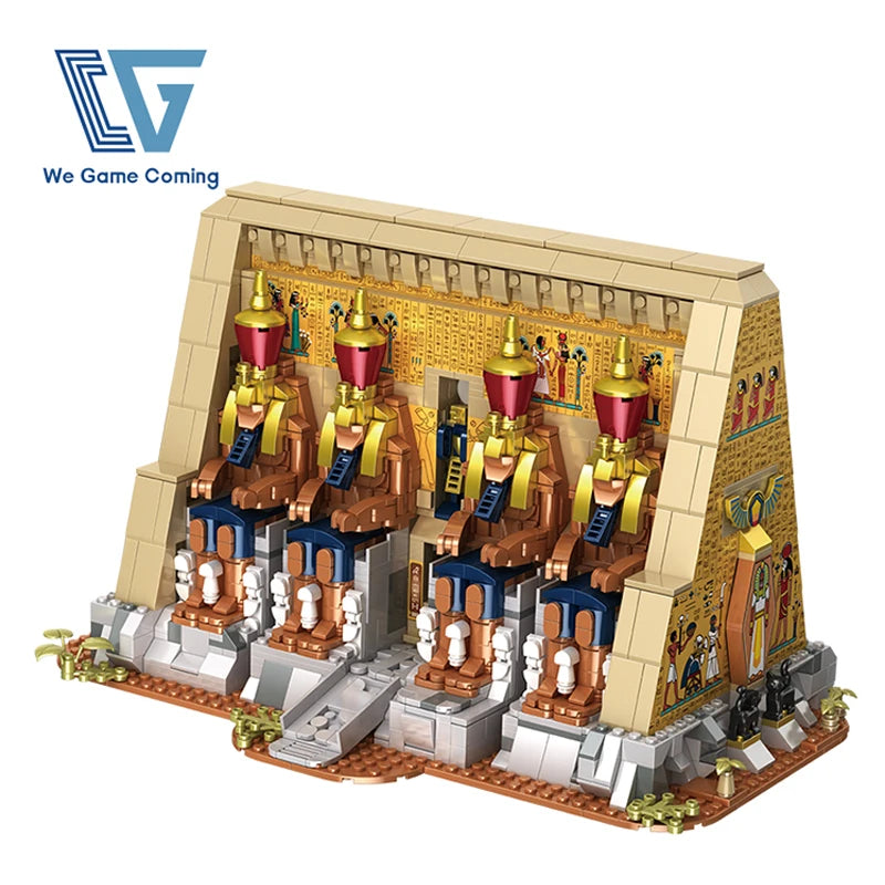 2666PCS Ancient Egyptian Pyramid Building Blocks for Kids