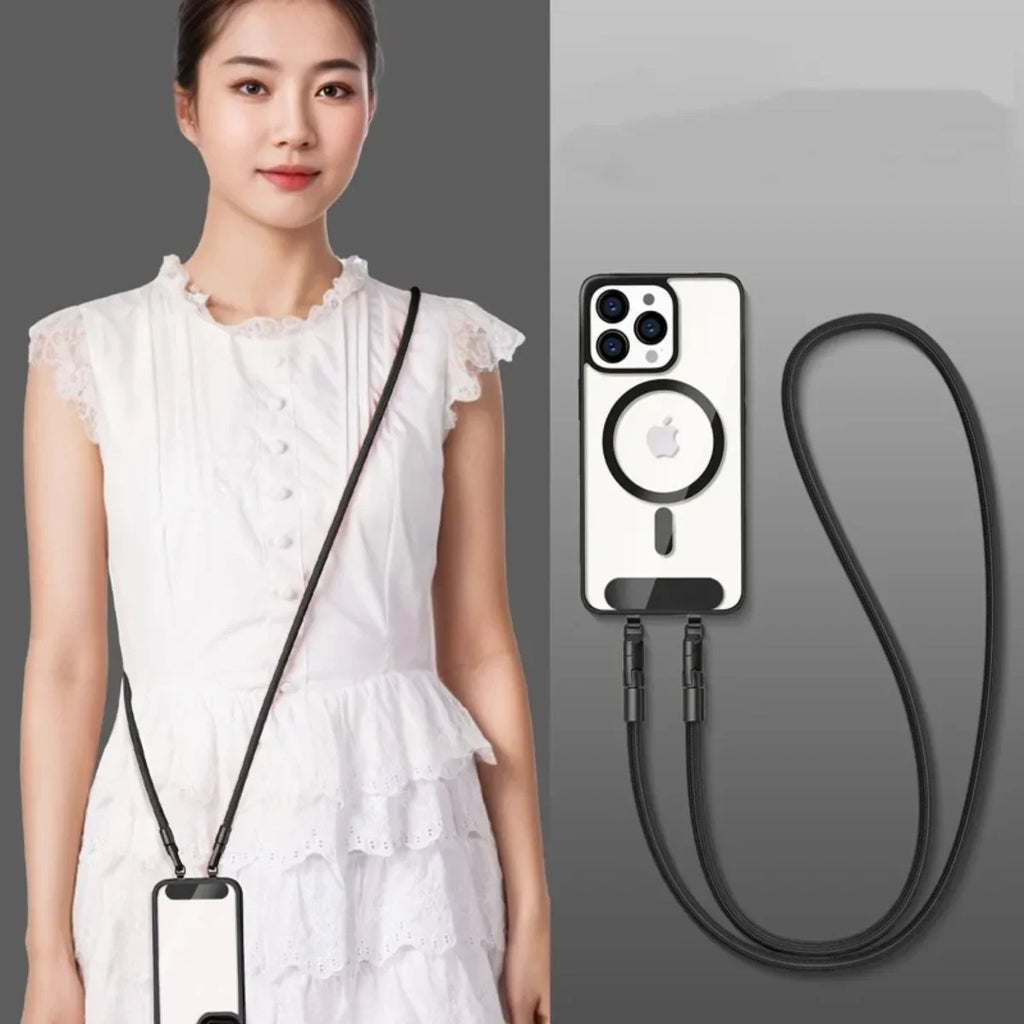 Adjustable Crossbody Phone Case Lanyard with Double Buckle - Multi-functional!