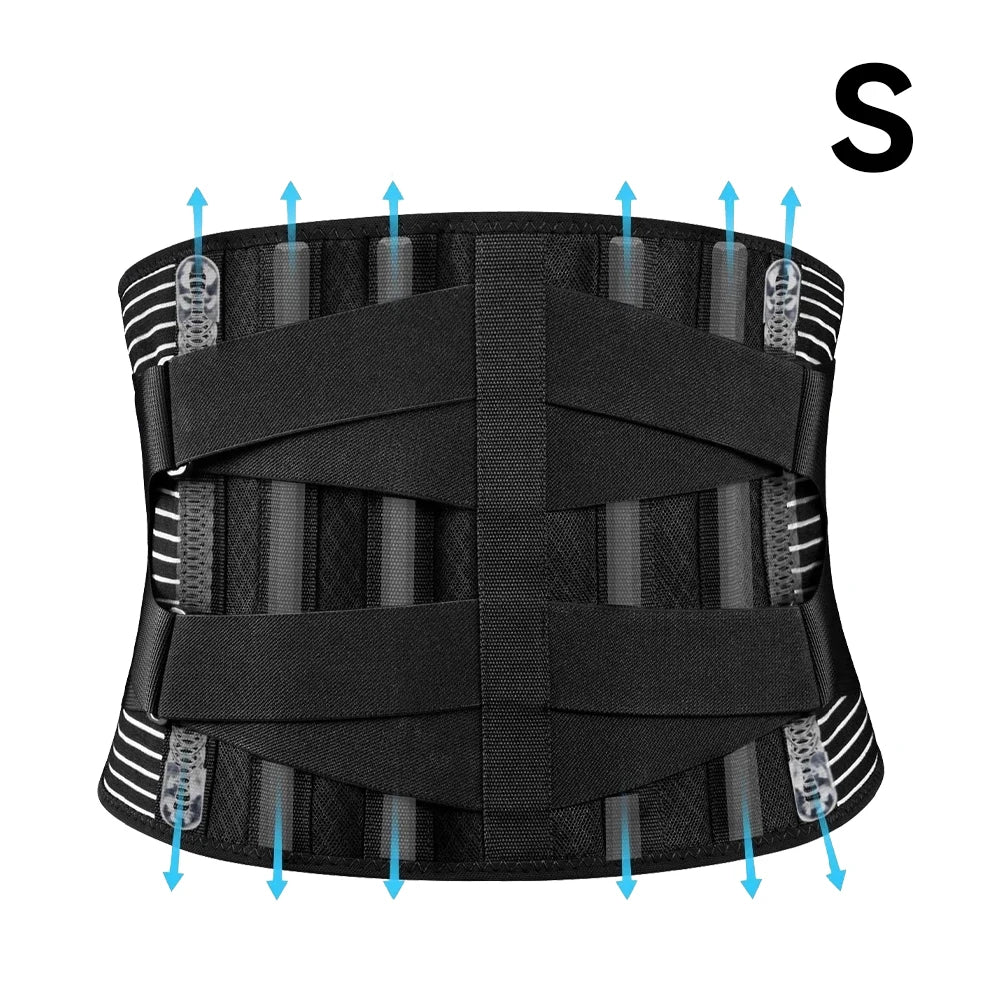 Lumbar Support Belt - Orthopedic Waist Trainer for Fitness & Comfort