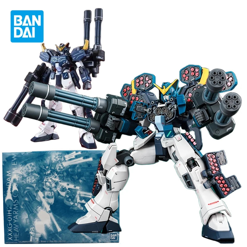 Bandai MG 1/100 Gundam Heavyarms Custom Model Kit - Perfect Gift for Kids