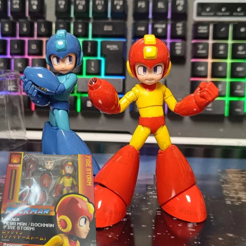 2025 Threezero MDLX Movable Rockman Action Figure - Collector's Model